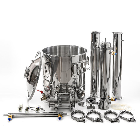 Packed distillation column 30/350/t with CLAMP 3 inches в Волжском