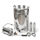 Cheap moonshine still kits "Gorilych" double distillation 20/35/t (with tap) CLAMP 1,5 inches в Волжском