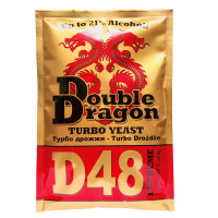 Turbo yeast alcohol "Double Dragon" D48 (132 gr) Turbo yeast alcohol "Double Dragon" D48 (132 gr)