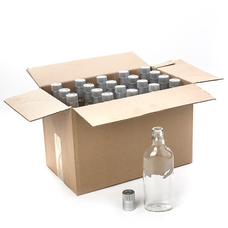 20 bottles "Flask" 0.5 l with guala corks in a box в Волжском